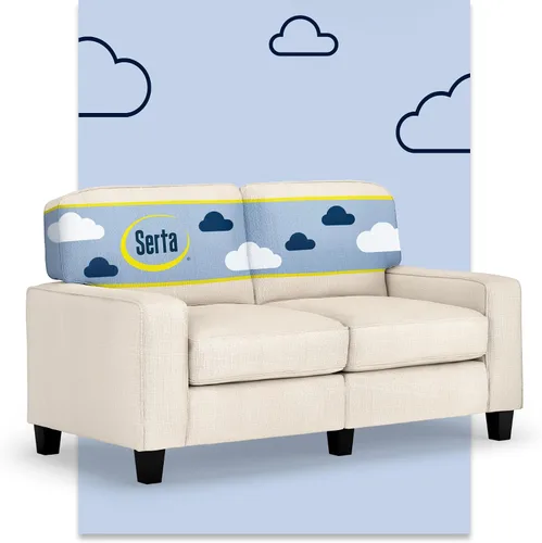 Miniatura 19 de Serta Palisades Sofás Tapizados para Sala, Sofá de Diseño Moderno, Tela, Beige
