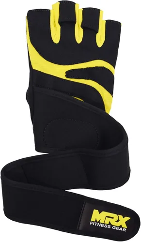 Miniatura 5 de MRX - Guantes de levantamiento de pesas para hombres, guantes de entrenamiento para hombre, guantes de levantamiento de muñeca, guantes de gimnasio