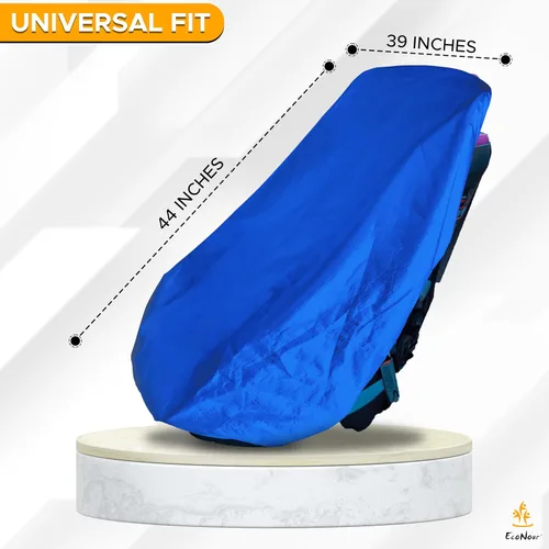 Miniatura 2 de EcoNour Protector de asiento de automóvil, funda impermeable para asiento de automóvil con acolchado grueso, protector de asiento trasero