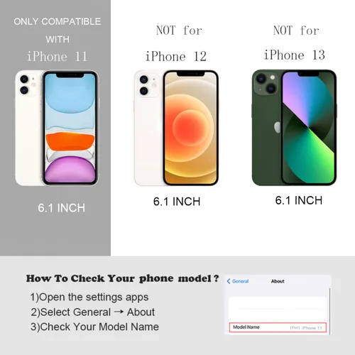 Miniatura 3 de FABSPARK - Funda para iPhone 11, diseño simple, marco ondulado, estética, silicona suave, color beige