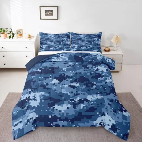 Miniatura 15 de Erosebridal Juego de edredón con estampado de leopardo, tamaño individual para niños, edredón de guepardo occidental, negro y gris, juego de ropa