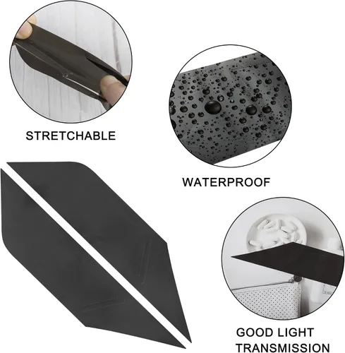 Miniatura 3 de TOMALL Película de vinilo compatible con Honda Civic Sedan Coupe Hatchback 2016-2021 marcador lateral Fender luces intermitentes tintado calcomanías
