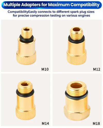 Miniatura 6 de ATP Probador de compresión Herramienta automotriz Kit de probador de compresión de cilindro de motor profesional