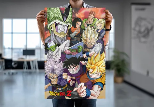 Miniatura 7 de Dragonball Z - Póster impreso para serie de televisión (personaje de la Saga de Celdas (Tamaño: 24 x 36 pulgadas) (póster laminado)