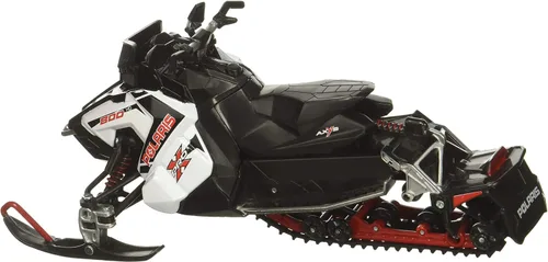 Miniatura 3 de NewRay Polaris 800 Switchback Pro-X - Modelo de moto de nieve (blanco) - escala 1:16, 7.5 pulgadas de largo, a partir de 8 años