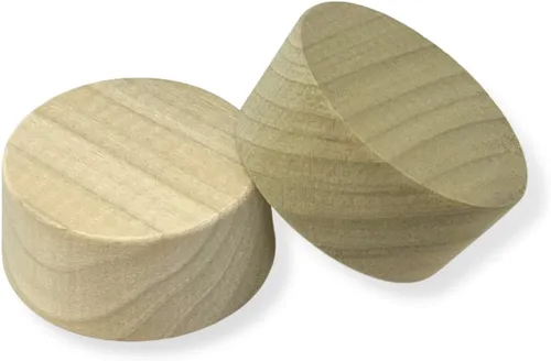 Miniatura 6 de Tapón de barril de barril de vino de madera de álamo de álamo de 2 pulgadas, ideal para cerveceros caseros, destiladores, entusiastas del vino