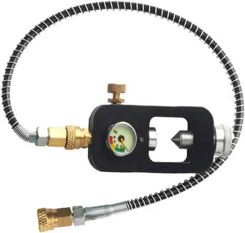 Adaptador de buceo de válvula DIN 4500psi PCP Paintball HPA de alta presión Estación de llenado de tanque Muelle de acero inoxidable