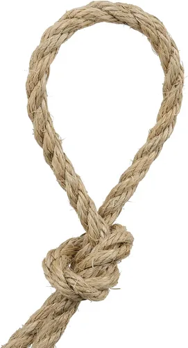 Miniatura 4 de FUNSUEI Cuerda de cáñamo natural de 1/2 pulgada x 100 pies, cuerda de cáñamo de 0.51 pulgadas de grosor, cuerda de yute natural, cuerda de sisal