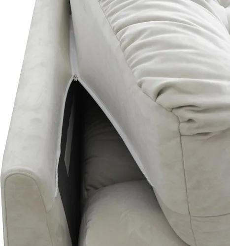 Miniatura 7 de Sofás seccionales cómodos de 89 pulgadas, sofá biplaza con 2 almohadas, sofá minimalista, sofá moderno para sala de estar, apartamento, dormitorio