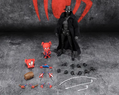 Miniatura 7 de TAMASHII NATIONS - Spider-Man: Across The Spider-Verse - Figura de acción Spider-Man Noir y Spider-Ham S.H.Figuarts