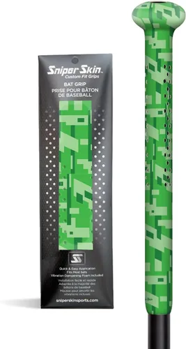 Miniatura 4 de SNIPER SKIN Agarre de bate de béisbol y sóftbol Envoltura de agarre de bate de repuesto Fácil instalación Duradero Impermeable Adherente