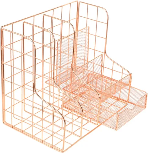 Miniatura 6 de NUOBESTY Organizador de escritorio, archivador de escritorio, carpeta negra, carpetas de oficina, soporte para revistas, soporte de documentos