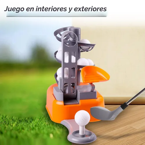 Miniatura 7 de iPlay, iLearn - Juego de juguetes de golf para niños con cabezal izquierdo y derecho, juguete deportivo para niños de 3 a 5 años, juego de golf