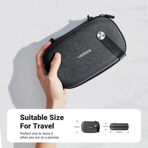 Miniatura 2 de UGREEN Organizador electrónico Estuche de viaje Bolsa Accesorios Bolsa de almacenamiento impermeable Portátil Bolsa de almacenamiento Esenciales