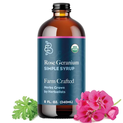 Miniatura 12 de Bluestem Botanicals Jarabe simple de romero orgánico, 8 onzas, mezclador de cóctel y cola sin alcohol para bebidas, sin alcohol
