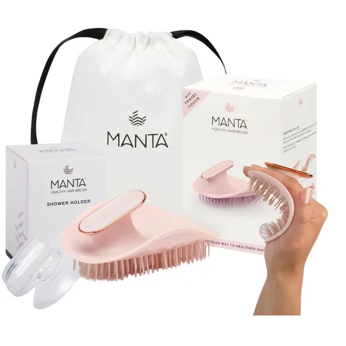 Miniatura 9 de Manta Cepillo para el cabello – Cepillo para el cabello totalmente flexible – Cepillo suave que ayuda a prevenir la rotura del cabello – Masajeador
