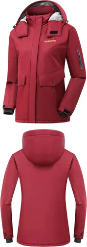 Miniatura 3 de Chaqueta de esquí de montaña para mujer, impermeable, forro polar, snowboard, invierno