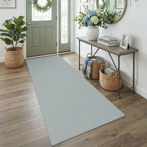 Miniatura 11 de EARTHALL Alfombra pequeña de 2 x 3 pies, lavable para entrada, antideslizante, trenzada, alfombra para puerta interior y exterior, alfombra tejida
