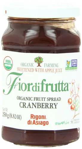 Miniatura 35 de Rigoni di Asiago Fiordifrutta, untable de frutas orgánico, arándano silvestre, 8.82 onzas