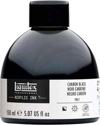 Miniatura 25 de Liquitex - Pintura acrílica profesional INK! Jarro de 1 onza, color blanco de titanio Bronce Rico Iridiscente