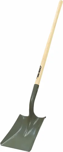 Miniatura 5 de Truper 31197 Tru Tough - Pala corta de punta cuadrada con mango en D de 19 pulgadas, madera de 19 pulgadas