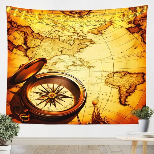 Miniatura 40 de Tapiz de juegos para niños pequeños de 51 x 59 pulgadas, tapices de decoración de sala de juegos para adolescentes, consola de juegos para niños