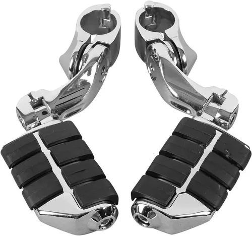 Miniatura 9 de XFMT - Estribos de color negro mate para motocicleta, 1.25 pulgadas, incluye kit de montaje