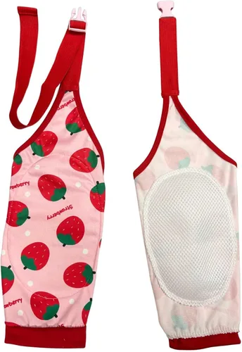 Miniatura 5 de Manga de recuperación para perros con banda elástica para piernas o articulaciones lesionadas, tirantes ajustables para patas delanteras de rosado