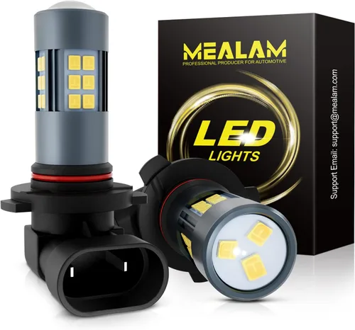 Miniatura 14 de H3 Bombillas LED antiniebla azul hielo, tamaño mini 1:1, Plug n Play, chips CSP 300% más brillantes con bombilla LED H3ll para lámpara antiniebla