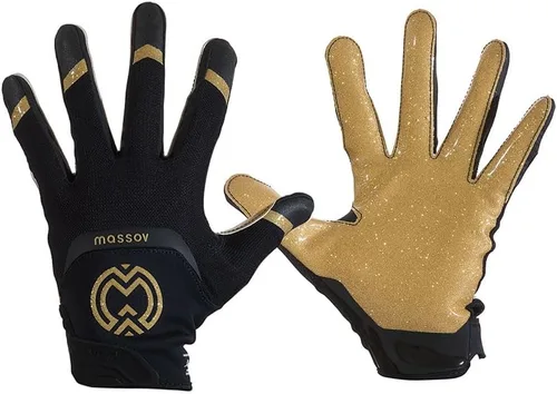 EVO2 Youth Football Gloves – Sticky Grip ProTac Palms, Lightweight Breathable Mesh Fit, SFIA – Kids Football Gloves