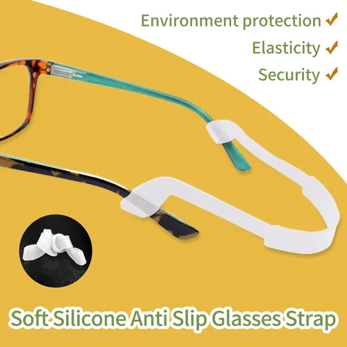 Miniatura 4 de SooGree Correas de silicona para gafas, antideslizantes, elásticas, deportivas, para niños, correas de gafas de sol para adultos