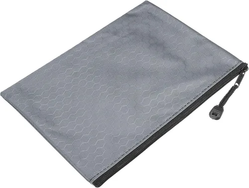 Miniatura 13 de PATIKIL Bolsas impermeables con cremallera, paquete de 10 unidades tamaño A4 para documentos organizador de almacenamiento para suministros de Azul