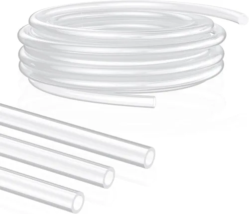 Miniatura 8 de Pawfly Tubo de silicona de grado alimenticio de 10 pies, 1/4 pulgadas de diámetro interior x 3/8 pulgadas de diámetro exterior, manguera de silicona