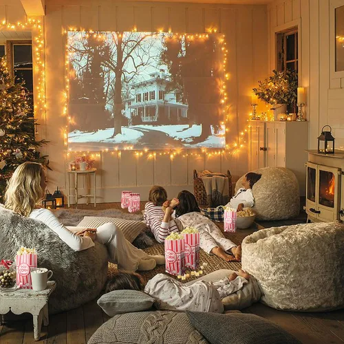 Miniatura 2 de Bolsas de palomitas de maíz, bolsas de papel para palomitas de maíz con parte inferior plana de 2 onzas para la familia, noche de película, béisbol