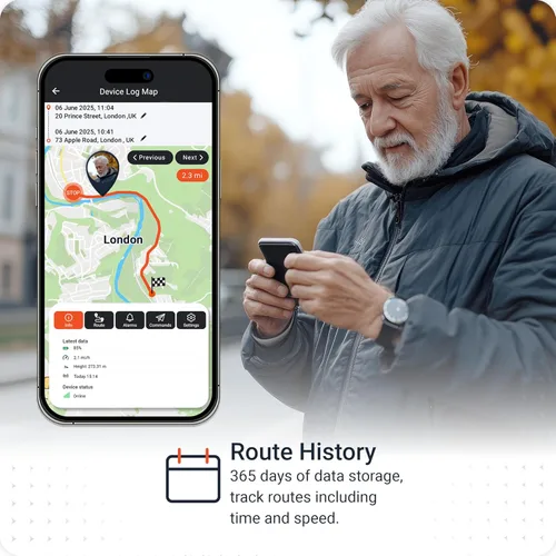 Miniatura 3 de PAJ GPS - People Finder 4G - Mini rastreador GPS para niños y personas mayores - Hasta 5 días de duración de la batería - Pequeño dispositivo