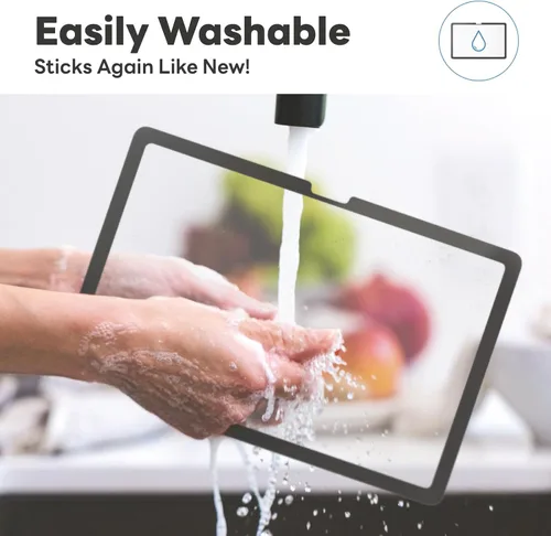 Miniatura 3 de Penoval Protector de pantalla desmontable Paperfeel para tableta Google Pixel 2023, Nano Tech reutilizable, fácil de instalar y quitar