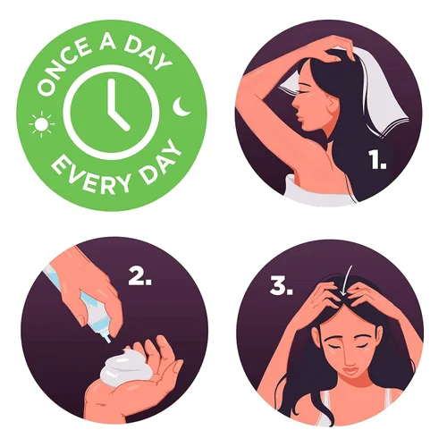 Miniatura 9 de Rogaine - Espuma de minoxidil tópica al 5%, tratamiento contra la caída del cabello de una vez al día para mujeres para hacer crecer un cabello más
