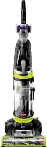 Bissell 2252 CleanView - Aspiradora vertical giratoria sin bolsa con dirección giratoria, potente recogedor de pelo de mascotas, herramientas