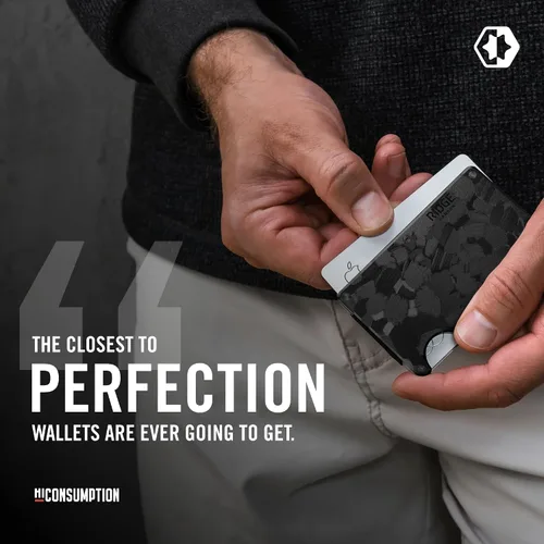 Miniatura 10 de Ridge - Cartera para hombre – Cartera compacta minimalista delgada y portatarjetas, billetera con bolsillo frontal protegido RFID para hombres