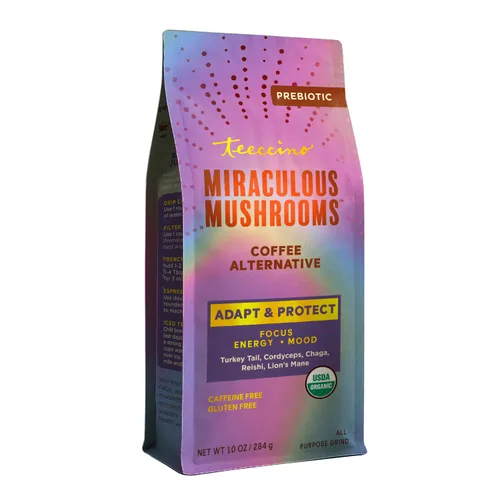 Miniatura 18 de Teeccino Lion’s Mane Rhodiola Café alternativo de setas adaptogénicas - Rosa - Café de setas herbal con sabor a mane de león y rhodiola, tostado