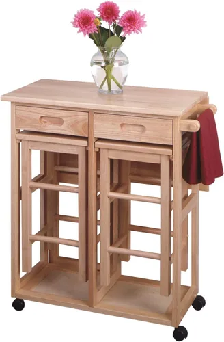 Miniatura 9 de Winsome Wood Suzanne - Set de cocina cuadrado, natural, haya