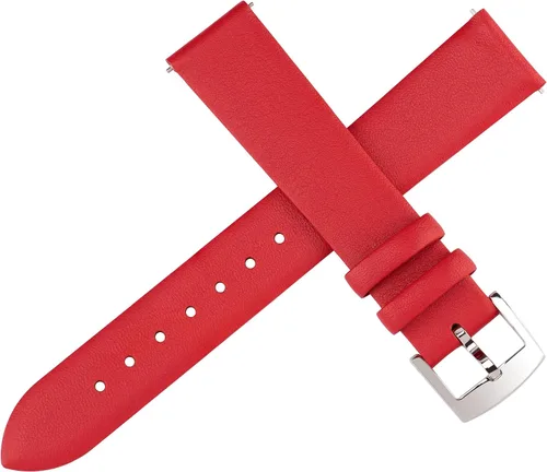 Miniatura 2 de Correas de reloj de cuero de liberación rápida, elegante y ultra suave, correa de reloj de cuero de grano superior para mujeres y hombres, elección