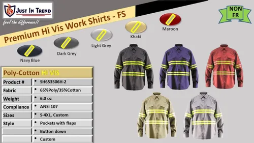 Miniatura 3 de Camisa de Seguridad de Alta Visibilidad Premium - Manga Larga