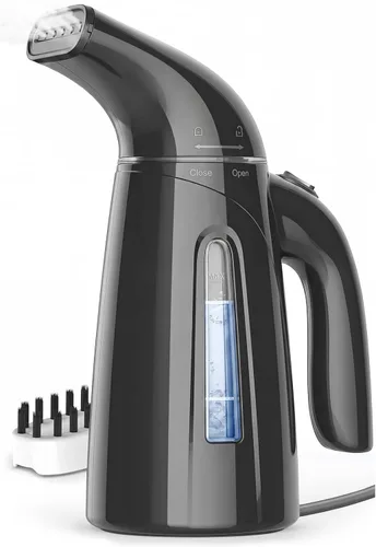 Miniatura 12 de OGHom Vaporizador para ropa, vaporizador de ropa portátil, vaporizador de mano para prendas, 240 ml, gran capacidad, 700W, plancha de vapor de viaje