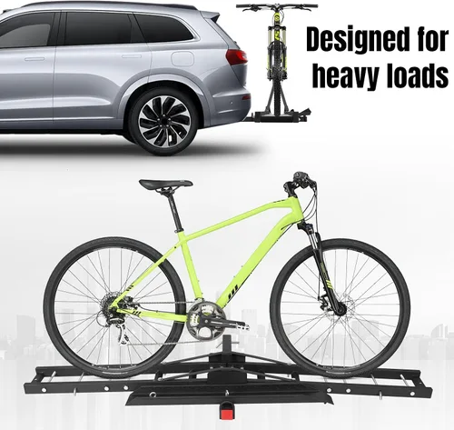 Miniatura 6 de Adjustable Road Bike Storage Bracket Anti Tilt Auto Trailer Holder Rust Proof for SUVs Cars Trucks