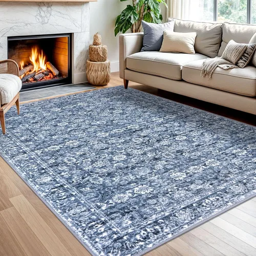 Miniatura 69 de SIILOOM Alfombra antideslizante de pasillo moderna de 2 x 5, súper suave, para pasillos, decoración para cocina, alfombras para pasillos sin 2-Verde