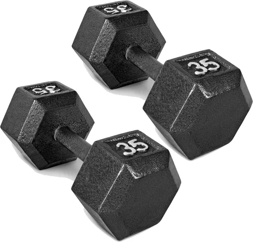 Miniatura 15 de CAP Barbell Mancuerna hexagonal de hierro fundido Múltiples opciones