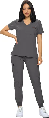 Miniatura 4 de Monarch Uniforms Camiseta médica para mujer con un bolsillo para mujer