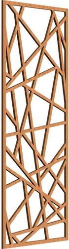 Miniatura 186 de Conway Paneles de pared decorativos de madera con calado, 9 3/8 pulgadas de ancho x 24 3/8 pulgadas de alto x 1/4 de alto, aliso
