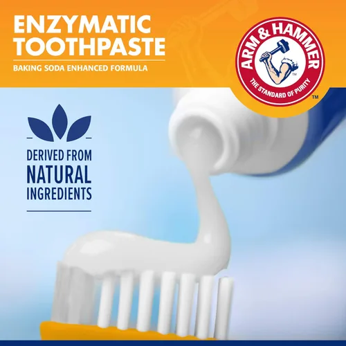Miniatura 2 de Arm & Hammer para mascotas kit de 3 piezas para control del sarro para perros, contiene pasta, cepillo de dientes y cepillo para el dedo, reduce
